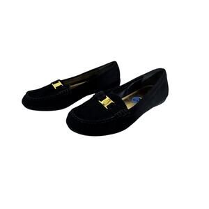 "LAUREN RALPH LAUREN" Careigh Suede Driving Loafers SZ 7.5 Preppy‎ Quiet Luxury